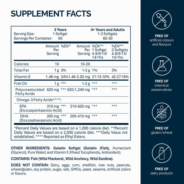 Omega-3 Forte Balık Jelatini ile