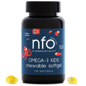 Omega-3 Çocuklar için Çiğnenebilir Kapsüller Vitamin D ve Balık Jelatini ile