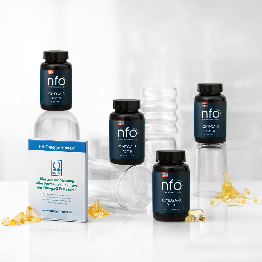 جيلاتين السمك الغني بأوميغا-3 مع اختبار مؤشر أوميغا-3