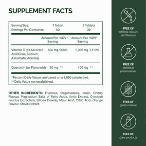 Vitamin C with Quercetin